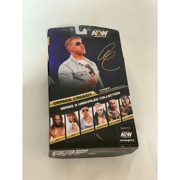 Wrestling Jazwares AEW Unrivaled Series 3 Orange Cassidy Action Figure #21 - Picture 5 of 5